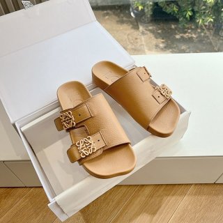 Loewe Ease Slide Sandals Replica Anagram Buckle loi86777