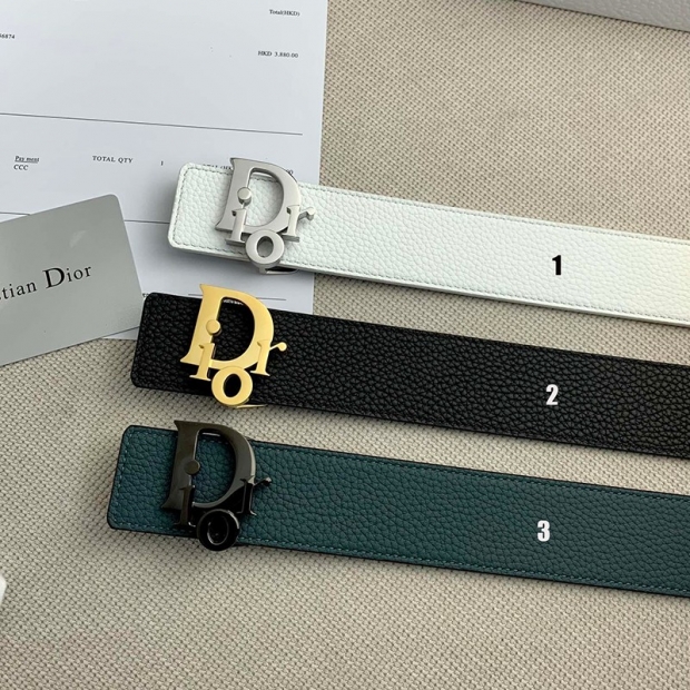 Sold out Dior Belt Replica Oblique Buckle 35mm 3 Colors den51767