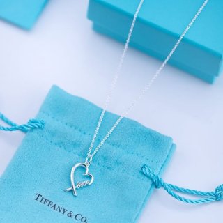 Attention ★ Tiffany n grade open heart Elsa Peretti open heart pendant Tiq63015