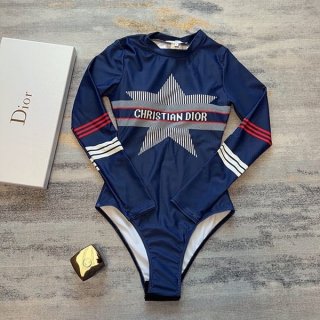 Attention ★ Dior n-grade one-piece swimwear Star Alps swimsuit dez76037