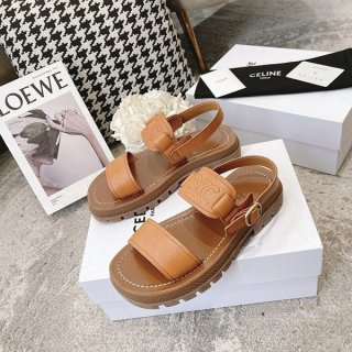 Not available in Japan [Celine Replica] CLEA TRIOMPHE Claire Triomphe Sandals 345623023C04LU