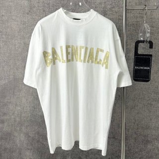 No. 1 in total sales! Balenciaga Men's Cotton Logo T-Shirt Fake bab75631