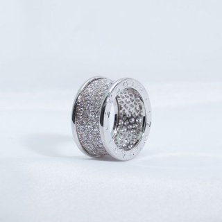 Cute Bulgari B-zero1 B-zero1 ring full pave diamond Buc38622
