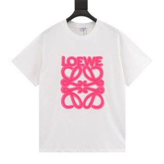 n-grade recommended Loewe neon logo cotton T-shirt replica loj64649