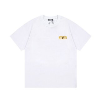 Balenciaga Replica BB Logo Print Short Sleeve T-Shirt bas24866