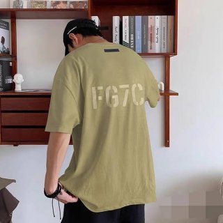 No.1 Popular Fear of God FG7C Logo Short Sleeve T-Shirt Fir69138