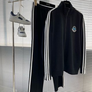 Moncler Adidas Setup Copy Sports Shirt & Black mow81207