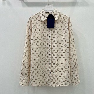 Louis Vuitton Floral Monogram Pajama Shirt Replica with Tracking vue99617