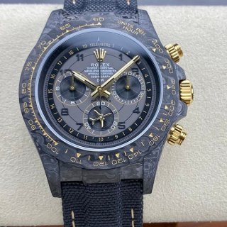 Rolex DiW Carbon Daytona Replica "AVIA GREY" rob73066