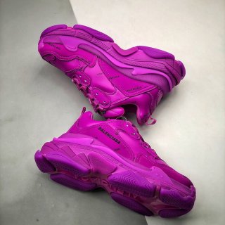 Eye-catching color Balenciaga Triple S fake sneakers bak48542