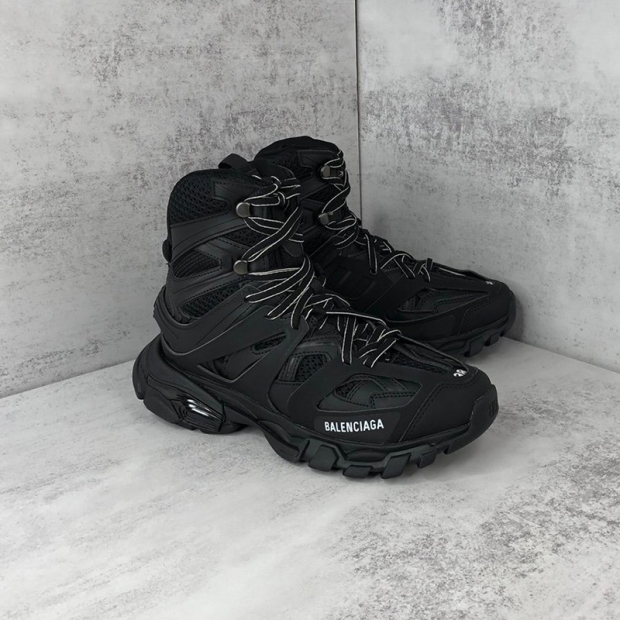 New for Autumn/Winter Balenciaga Sneakers, Replica TRACK HIKE Logo Lace-up High-cut 654866W3CP31000