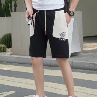 Eye-catching color Loewe logo shorts replica lof84254