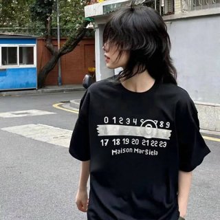 MM6 Logo Short Sleeve T-Shirt Replica Mav18098