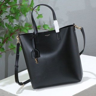 Rare Saint Laurent Leather Shopping Bag Replica Saz07871