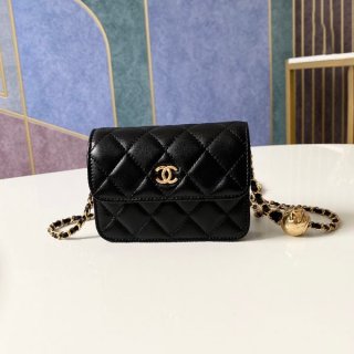 Chanel Matelasse Shoulder Bag Replica Black shk34122