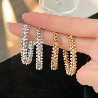 Very popular: Cartier Crash de Hoop Earrings SM Replica 2 colors kat52681