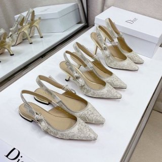 ★Japan!! Popular! Dior Replica Slingback Pumps in Technical Fabric deb25370