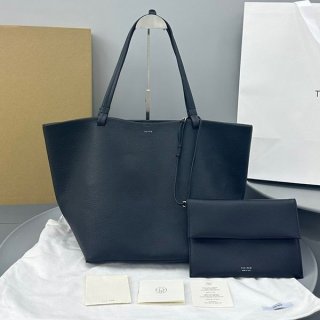High quality?Zarow PARK 3 fake logo grain leather tote bag zaa08219