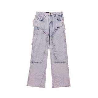 Louis Vuitton Replica Wide Carpenter Trousers with Fringe 1AB4SA