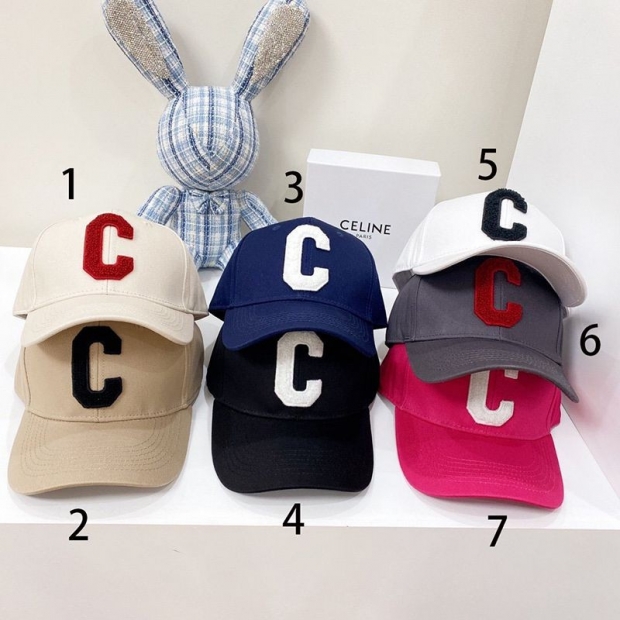 Free shipping Celine initial snapback cap fake 7 colors c cap brand Cej65589