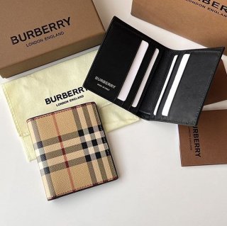 The hot topic! Burberry Check Folding Wallet for Men Bas39973