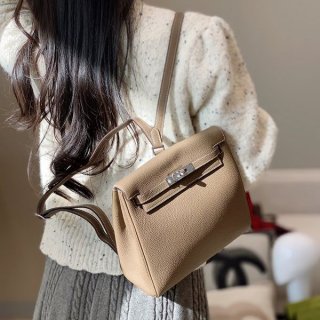 Hermes Kelly Ado Etoupe Replica Kelly Ado PM Backpack