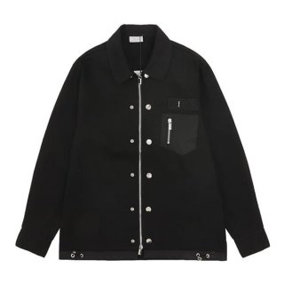 Battle for Dior AND SACAI Overshirt Denim Jacket Replica deq57755