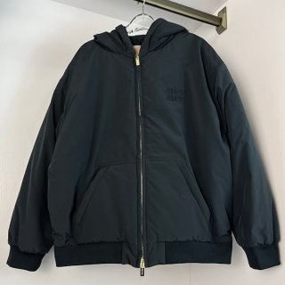 Boutique Miu Miu Logo Print Nylon Down Jacket Replica myg71285
