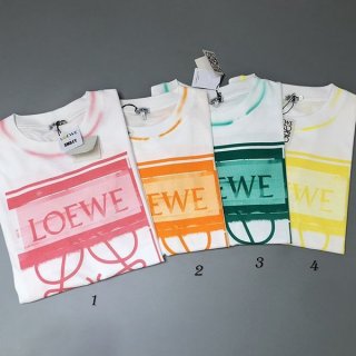 No. 1 in cumulative sales! Loewe Cotton Anagram Photocopy T-shirt 4 colors loj82937