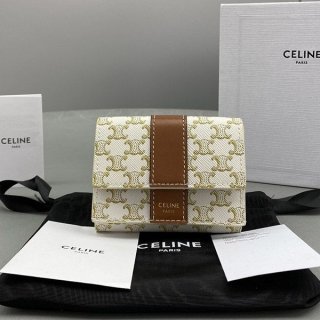Classic Celine Folded Compact Wallet Replica Ceq37670