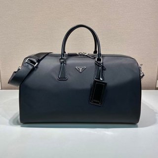 Hard to find fake Prada nylon brushed leather duffle bag 2VC018_9Z2_F0401_V_OOO 2VC018