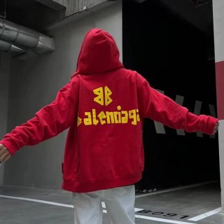 Cute Balenciaga Replica TAPE TYPE Ripped Pocket Hoodie baa98547