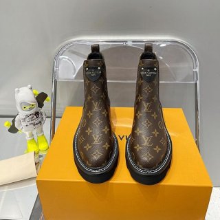 Louis Vuitton Monogram Short Boots Replica vup60515