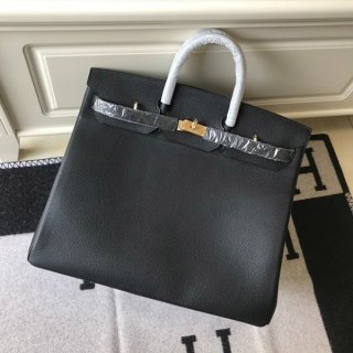 Replica Birkin 50 Hermes handbag Taurillon Clemence H stamp Gold hardware erz40076