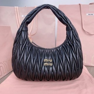 Super low price! Miu Miu Wonder Matelasse Leather Hobo Bag Replica myp92712