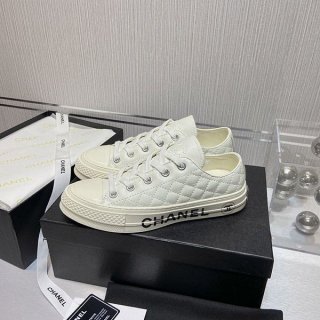 ★Japan!! Popular! Chanel Converse collaboration sneakers replica she99565