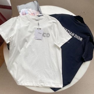 Love at first sight? Dior CD ICON T-shirt copy cotton jersey 2 colors deg26704
