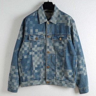 Autumn/Winter SaleLouis Vuitton Replica Damier Classic Denim Jacket 1AFHUX