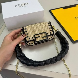 Fendi Nano Baguette Basket Bag Replica Charm 7AR996AKKSF0VPJ