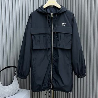 Very popular! Miu Miu replica single-breasted tweed jacket myo92769