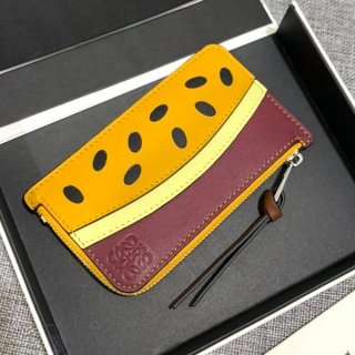 Luxury brand Loewe logo coin card holder replica lom01910