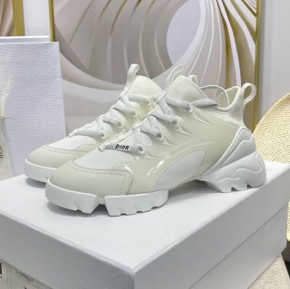 New on sale: Dior D-Connect replica sneakers in white technical fabric KCK222NGG_S10W