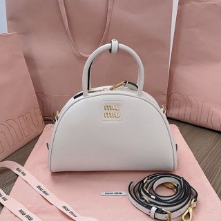 Eye-catching colours Miu Miu leather top handle bag myx33314