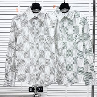 Louis Vuitton Damier Replica Relaxed Fit Shirt vuw29478