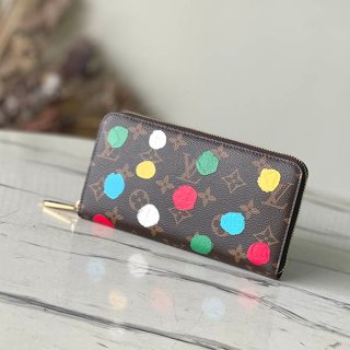 Louis Vuitton★Popular collaboration LV x YK Zippy Wallet Replica Long Wallet M81864