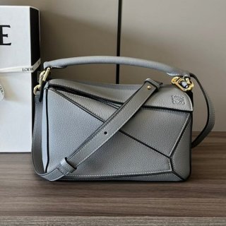 Classic Loewe Satin Calf Puzzle Edge Bag Replica Small lof86647
