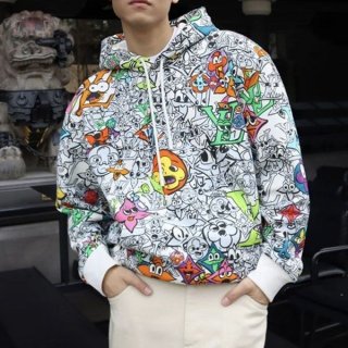Louis Vuitton Monogram Comics Hoodie Parka Replica vut94823