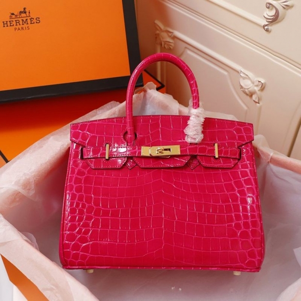 Very popular: Hermes Birkin 30, Birkin 35 Porosus replica, Crocodile Niloticus erh41594