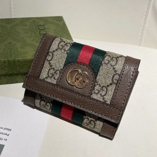 Popularity is rising rapidly Gucci Ophidia GG Supreme Replica Tri-fold Wallet gur58134