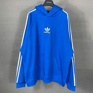 Attention ★ Balenciaga Adidas Replica Large Fit Sweat Hoodie 729322TNVN24026